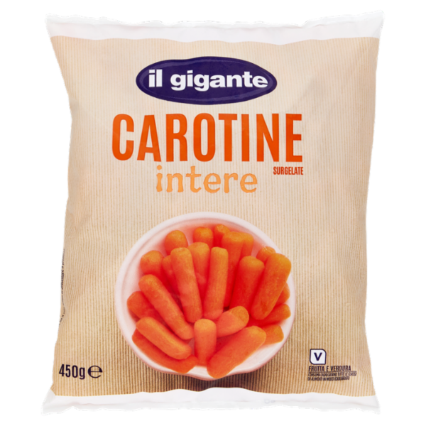 IL GIGANTE Carotine intere Surgelate 450 g