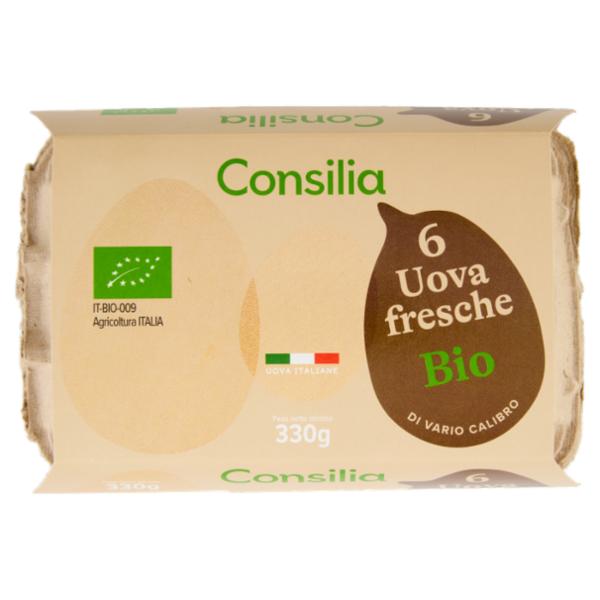 Consilia 6 Uova Fresche Bio 330 g