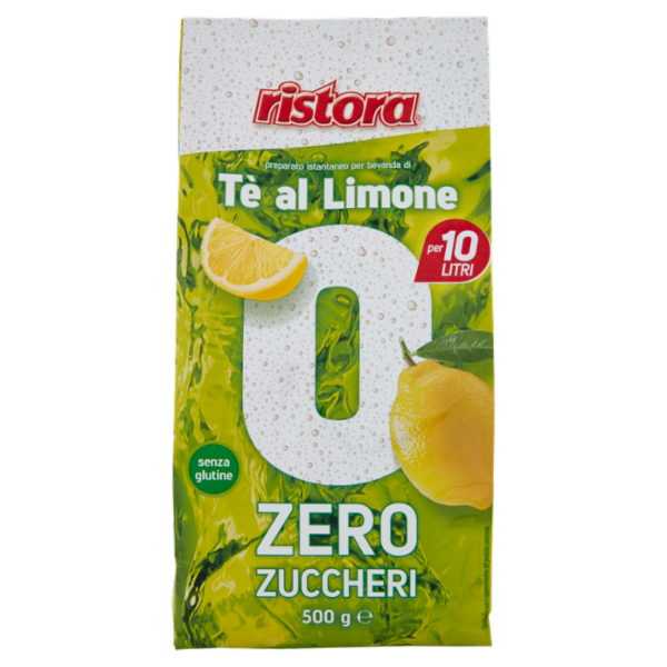 ristora preparato istantaneo per bevanda di Tè al Limone Zero Zuccheri 500 g