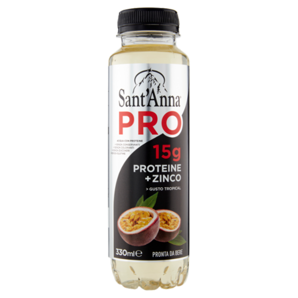 Sant'Anna Pro 15g Proteine + Zinco Gusto Tropical 330 ml
