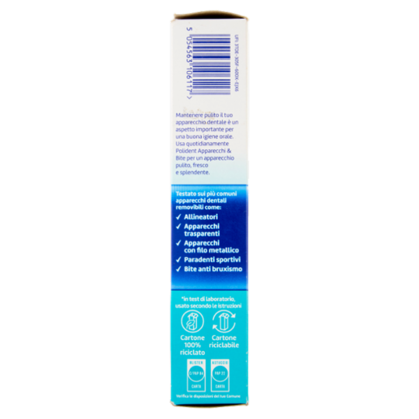 Polident Apparecchi & Bite, Pulitore per Protesi Dentale, Apparecchi, Allineatori, Bite 30 compresse