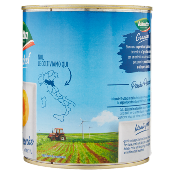 Valfrutta Granchef Pesche Percoche a Metà 822 g