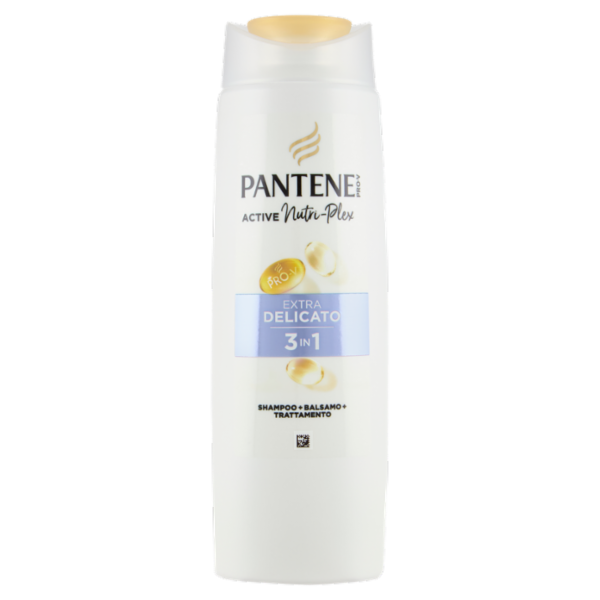 Pantene Pro-V Extra Delicato 3 in 1 Shampoo + Balsamo + Trattamento Active Nutri-Plex 250 ml