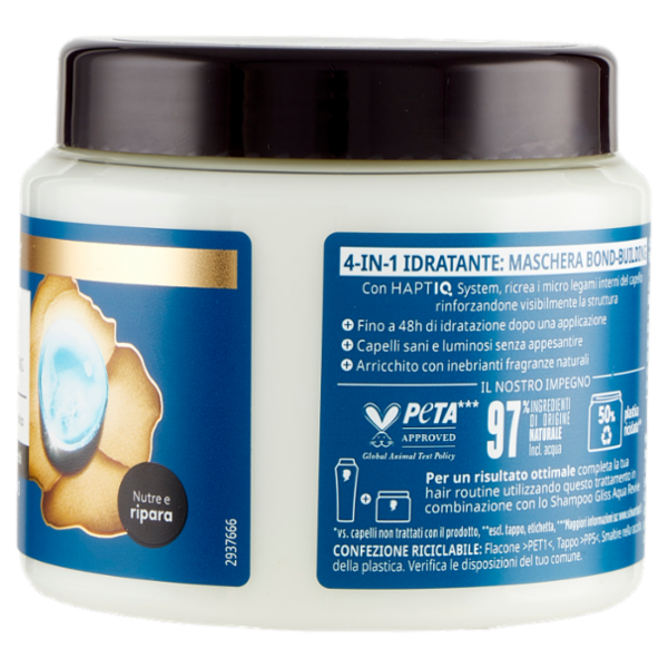 Gliss 4-in-1 Idratante Maschera Bond-Building per Capelli 400 ml