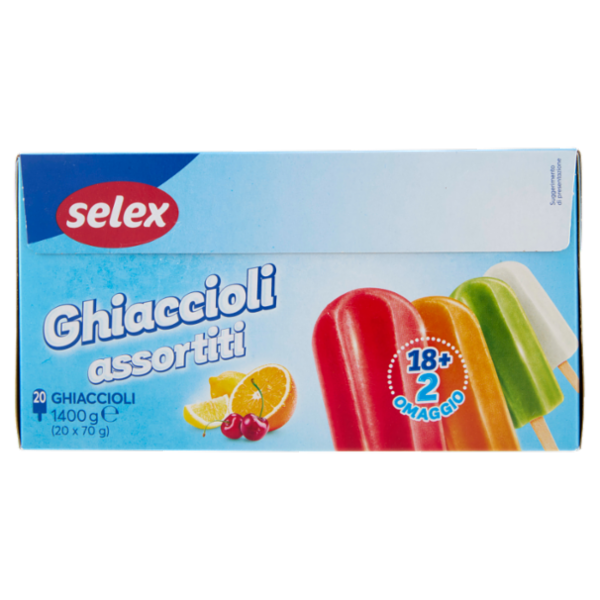Selex 18+2 Ghiaccioli Assortiti 1,4 kg