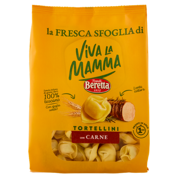 Viva la Mamma la Fresca Sfoglia di Tortellini con Carne 250 g