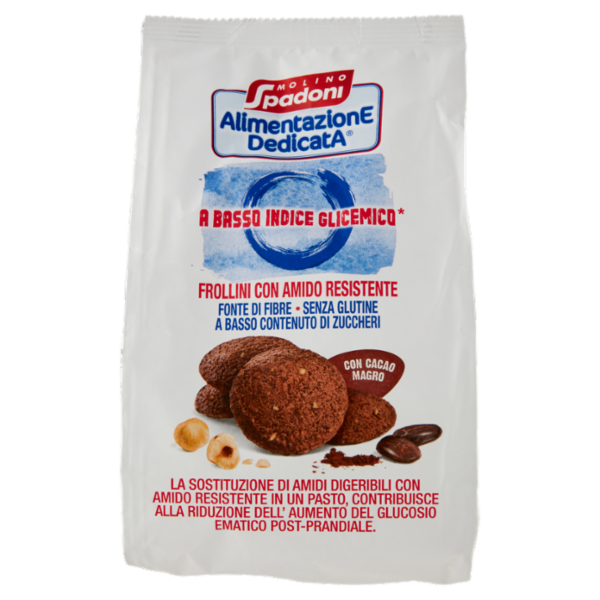Molino Spadoni AlimentazionE DedicatA a Basso Indice Glicemico* Frollini con Amido Resistente 180 g