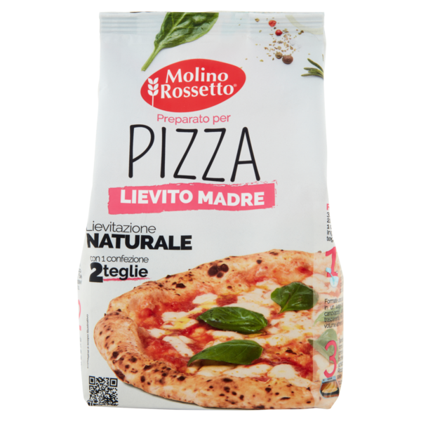 Molino Rossetto Preparato per Pizza Lievito Madre 750 g