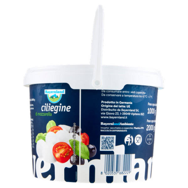 Bayernland ciliegine di mozzarella 1000 g
