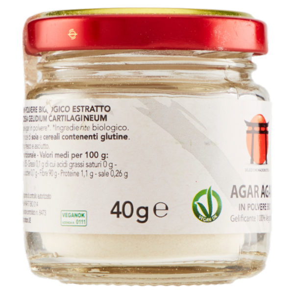 Vivibio Agar Agar in Polvere Bio 40 g