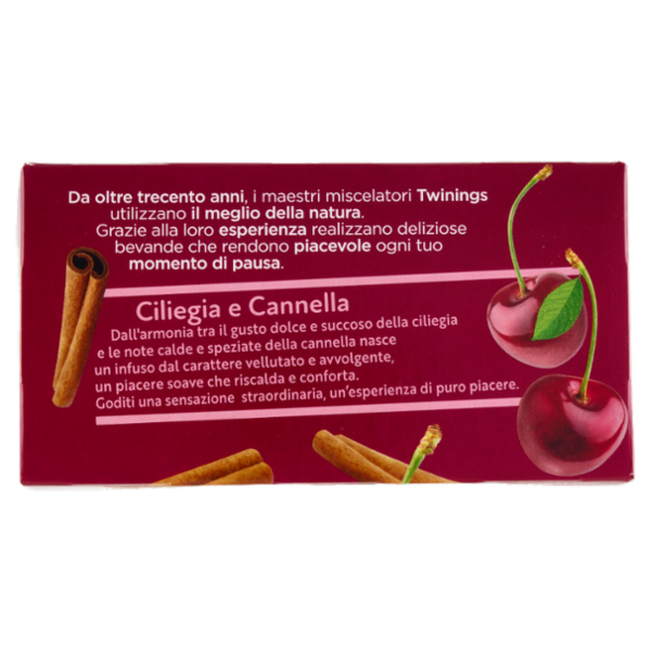 Twinings Ciliegia e Cannella Infuso Sensations 20 filtri 40 g
