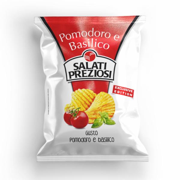 Salati Preziosi Patatine Al Gusto Pomodoro E Basilico 110 G