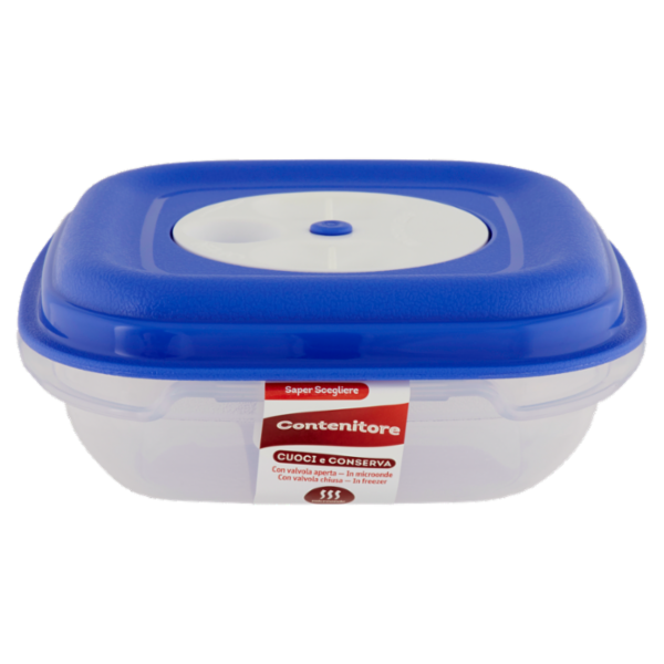 Consilia Saper Scegliere Contenitore Quadrato con Valvola Fresh Wave 0,50 l