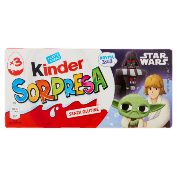 Kinder Sorpresa Star Wars 3 x 20 g