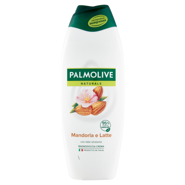 Palmolive bagnoschiuma Naturals Mandorla e Latte, idratante 600ml
