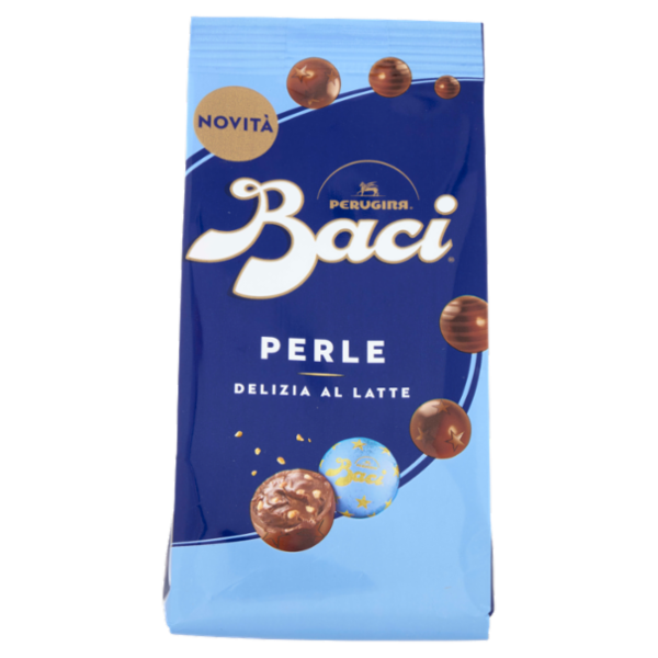 BACI PERUGINA Perle Latte Cioccolatini al Latte ripieni alle Nocciole Sacchetto 154g