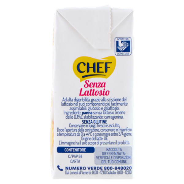 Chef Senza Lattosio 200 ml