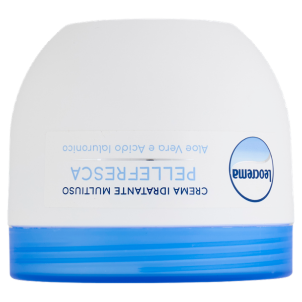Leocrema Crema Idratante Multiuso Pellefresca Aloe Vera e Acido Ialuronico 300 ml
