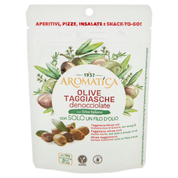 Aromatica Olive Taggiasche denocciolate con Erbe Italiane 90 g