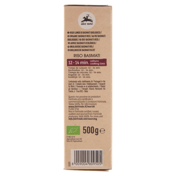 alce nero Riso Basmati 500 g