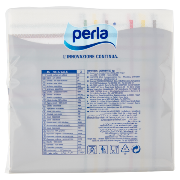 perla gran ricamo Tovaglioli 45 pz