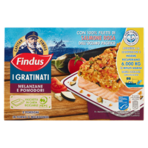 Capitan Findus I Gratinati Salmone Con Melanzane e Pomodori 280 g