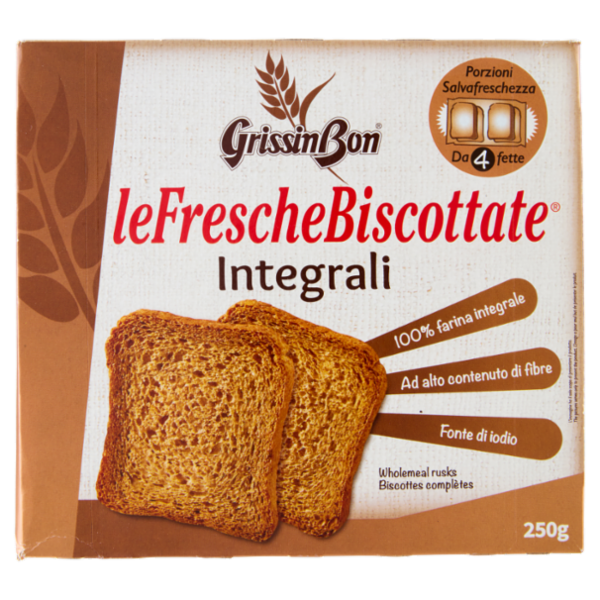 GrissinBon leFrescheBiscottate Integrali 250 g