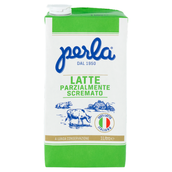 perla Latte Parzialmente Scremato a Lunga Conservazione 1 Litro