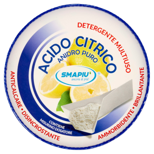 Smapiù Acido Citrico Anidro Puro 720 g