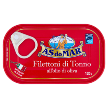 Asdomar Filettoni Di Tonno All'olio Di Oliva 120 g