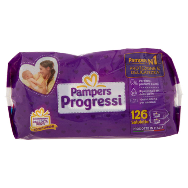 Pampers Progressi Salviette 126 pz
