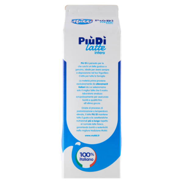 Mukki Più Dì latte intero 1 Litro