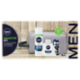 Nivea Men Sensitive Kit Schiuma da Barba 200 ml + Dopobarba 100 ml + Deodorante 50 ml + Travel Bag