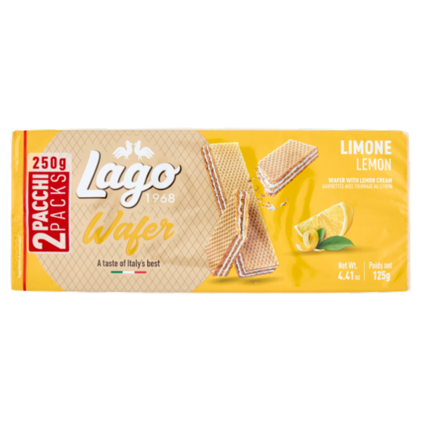 Lago Wafer Limone 2 x 125 g