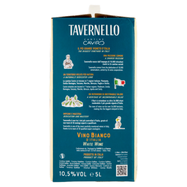 Tavernello Vino Bianco d'Italia 5 L