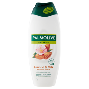 Palmolive Bagnoschiuma Naturals Mandorla e Latte, Idratante 500ml