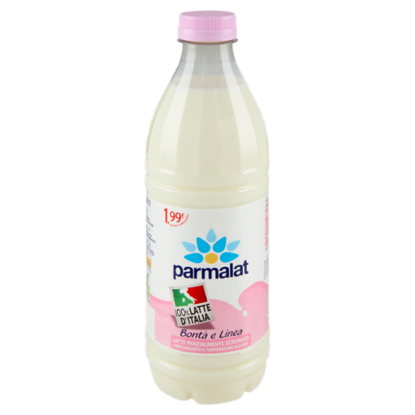 parmalat Bontà e Linea Latte Parzialmente Scremato 100% Latte d'Italia 1000 ml