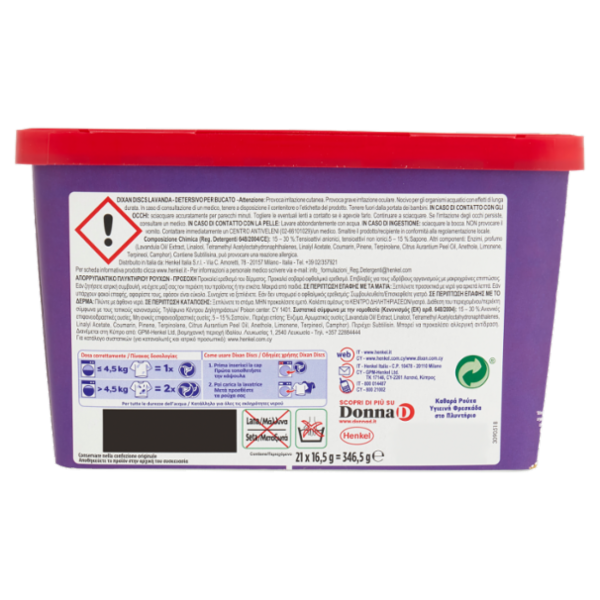 DIXAN Discs Lavanda 21pz (346,5g)
