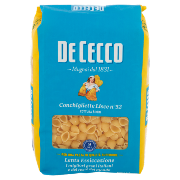 De Cecco Conchigliette Lisce n°52 500 g