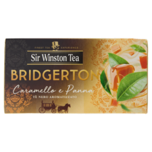 Sir Winston Tea Bridgerton Caramello e Panna Tè Nero Aromatizzato 20 x 1,75 g