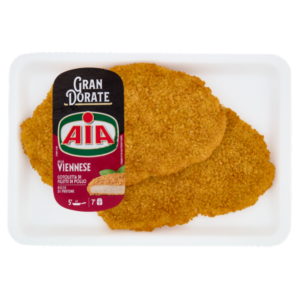 Aia Gran Dorate alla Viennese Cotoletta di Filetti di Pollo 0,300 kg