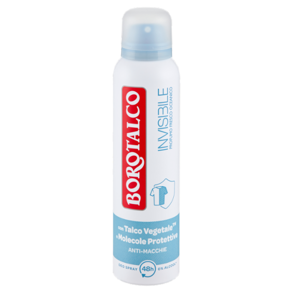 Borotalco Invisibile Profumo Fresco Oceanico Deo Spray 150 ml
