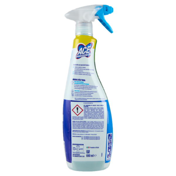 Ace Candeggina Più +Mousse Fresco profumo 690 ml