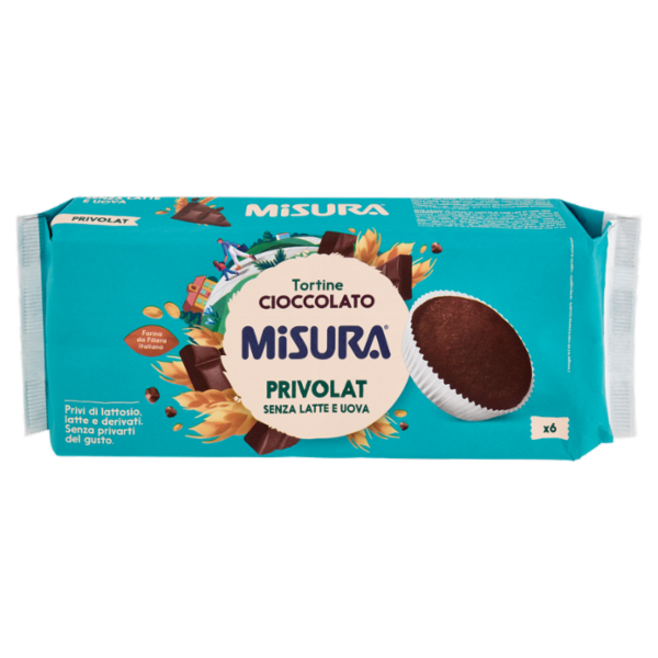 Misura Privolat 6 Tortine Cioccolato 240 g