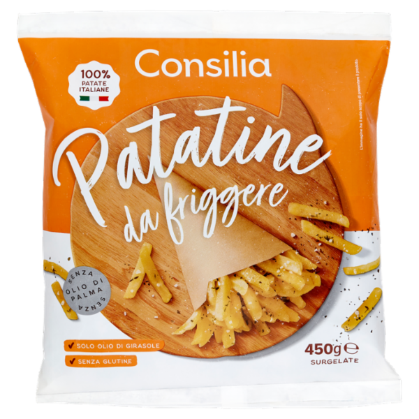 Consilia Patatine da Friggere Surgelate 450 g
