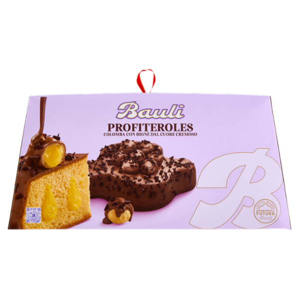 Bauli Profiteroles Colomba con Bignè dal Cuore Cremoso 750 g