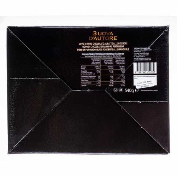 Galeone 3 Uova D'autore Gr 180x3
