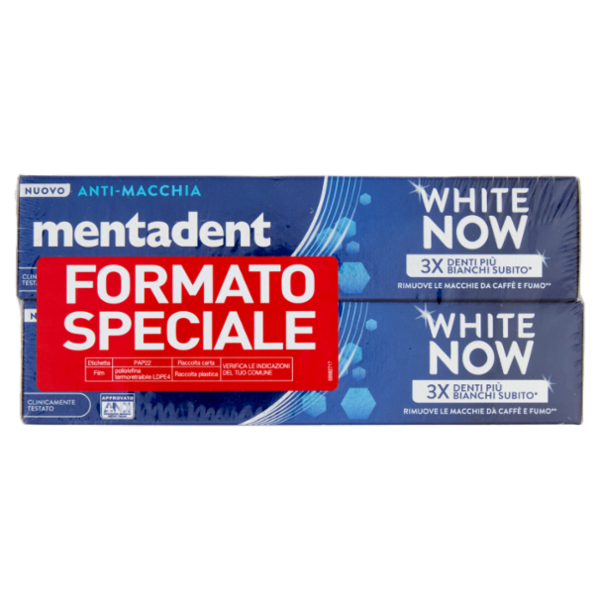 Mentadent White Now Anti-Macchia 2 x 75 ml