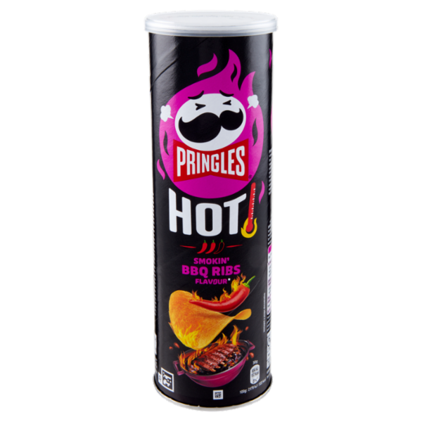Pringles Hot Smokin' BBQ Ribs Flavour 160 g