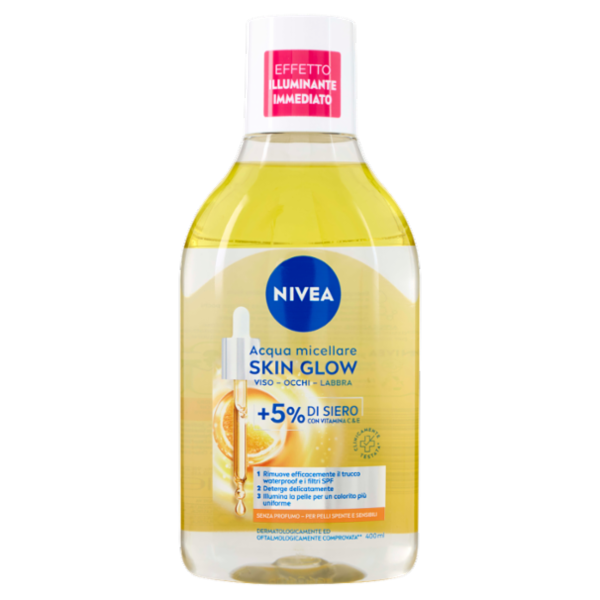 Nivea Acqua micellare Skin Glow per Pelli Spente e Sensibili 400 ml